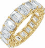 14K Yellow Gold 7 1/2 CTW Lab-Grown Diamond Eternity Band