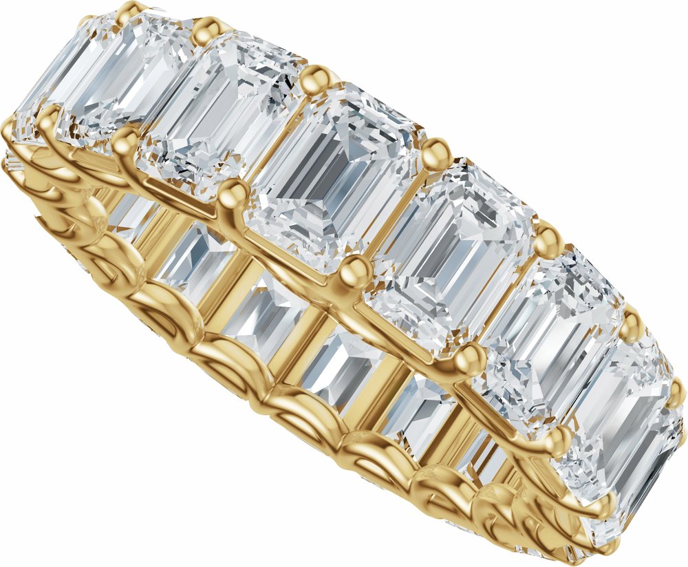 14K Yellow Gold 7 CTW Lab-Grown Diamond Eternity Band
