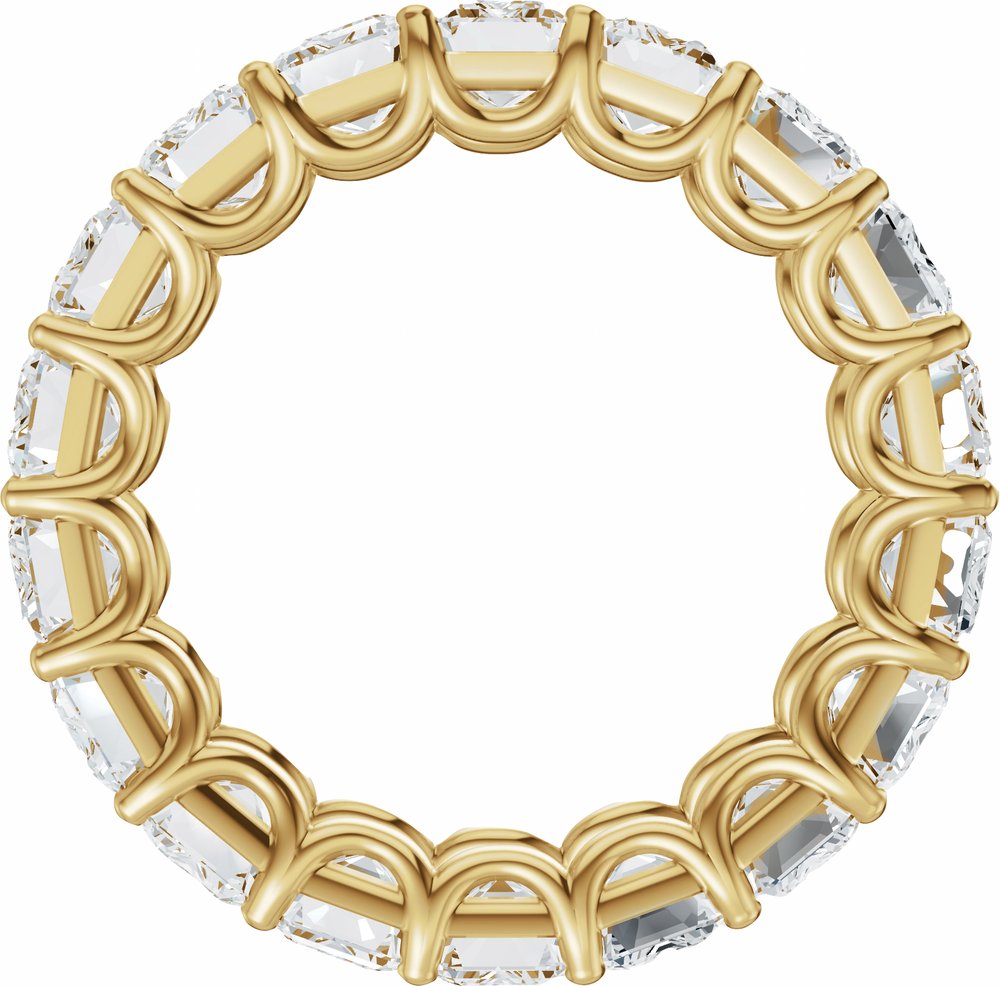14K Yellow Gold 7 1/2 CTW Lab-Grown Diamond Eternity Band
