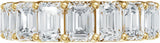 14K Yellow Gold 7 1/2 CTW Lab-Grown Diamond Eternity Band
