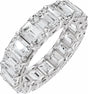14K White Gold 7 CTW Lab-Grown Diamond Eternity Band