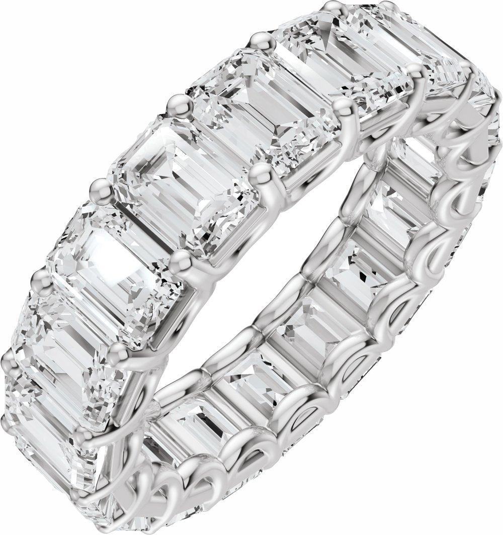 14K White Gold 7 1/2 CTW Lab-Grown Diamond Eternity Band