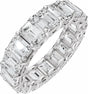 14K White Gold 10 CTW Lab-Grown Diamond Eternity Band