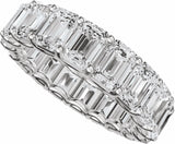 14K White Gold 7 CTW Lab-Grown Diamond Eternity Band