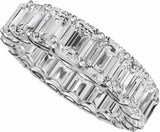 14K White Gold 7 1/2 CTW Lab-Grown Diamond Eternity Band