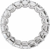 14K White Gold 10 CTW Lab-Grown Diamond Eternity Band