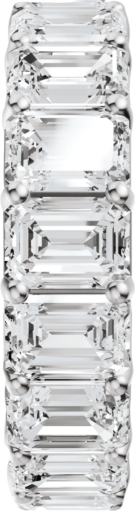 14K White Gold 7 CTW Lab-Grown Diamond Eternity Band