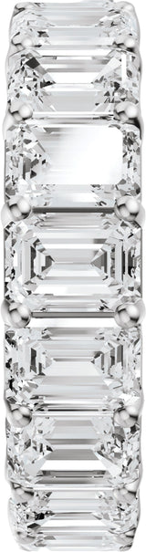 14K White Gold 10 CTW Lab-Grown Diamond Eternity Band