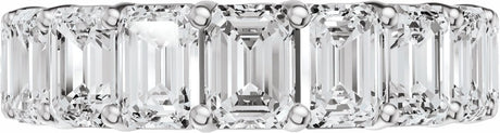 14K White Gold 10 CTW Lab-Grown Diamond Eternity Band