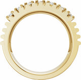 14K Yellow Gold 5/8 CTW Lab-Grown Diamond Anniversary Band