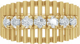 14K Yellow Gold 5/8 CTW Lab-Grown Diamond Anniversary Band