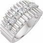 14K White Gold 5/8 CTW Lab-Grown Diamond Anniversary Band