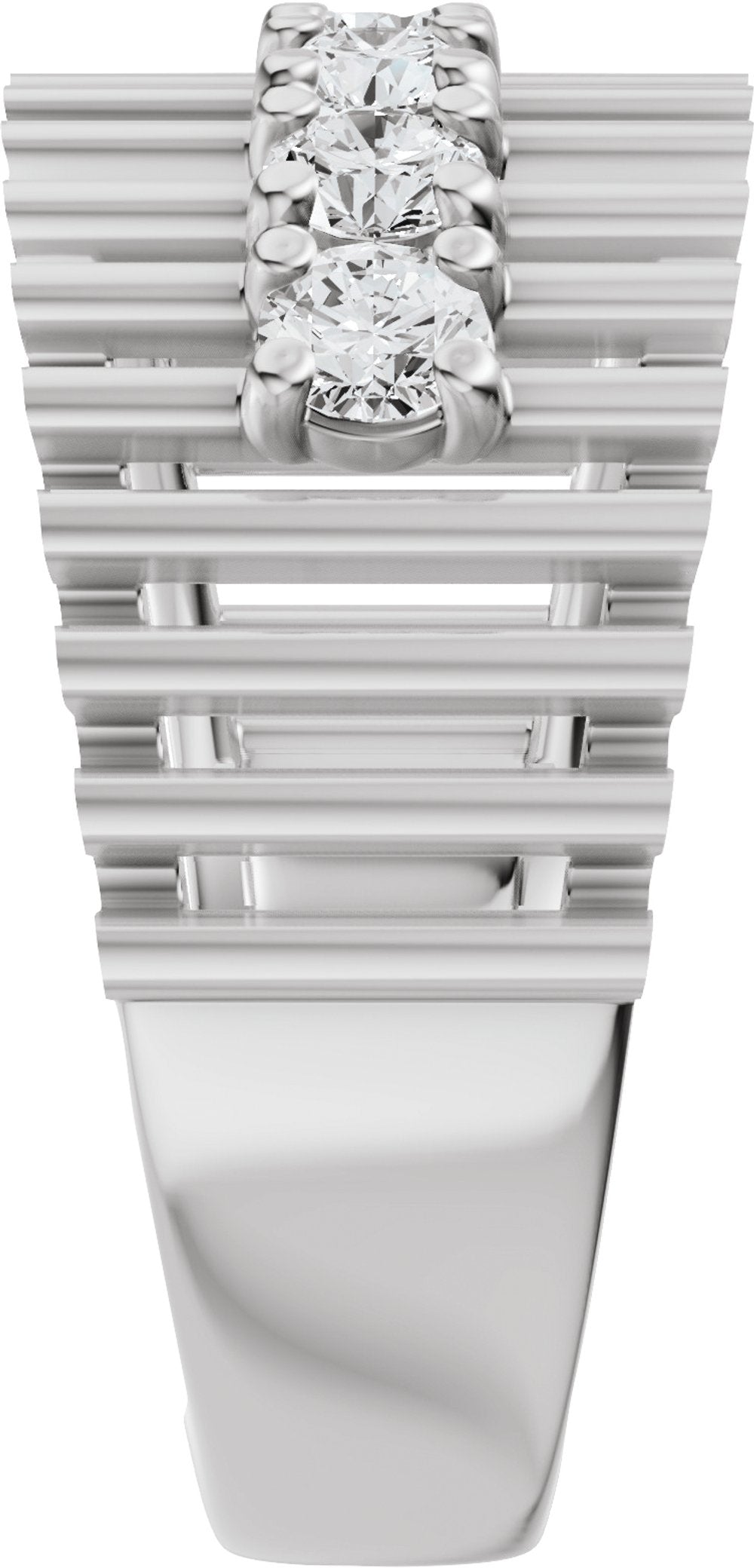 14K White Gold 5/8 CTW Lab-Grown Diamond Anniversary Band