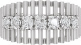 14K White Gold 5/8 CTW Lab-Grown Diamond Anniversary Band