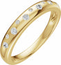 14K Yellow Gold 1/5 CTW Natural Diamond Anniversary Band