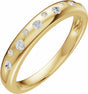 14K Yellow Gold 1/5 CTW Lab-Grown Diamond Anniversary Band