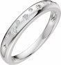 14K White Gold 1/5 CTW Natural Diamond Anniversary Band