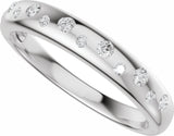 14K White Gold 1/5 CTW Lab-Grown Diamond Anniversary Band