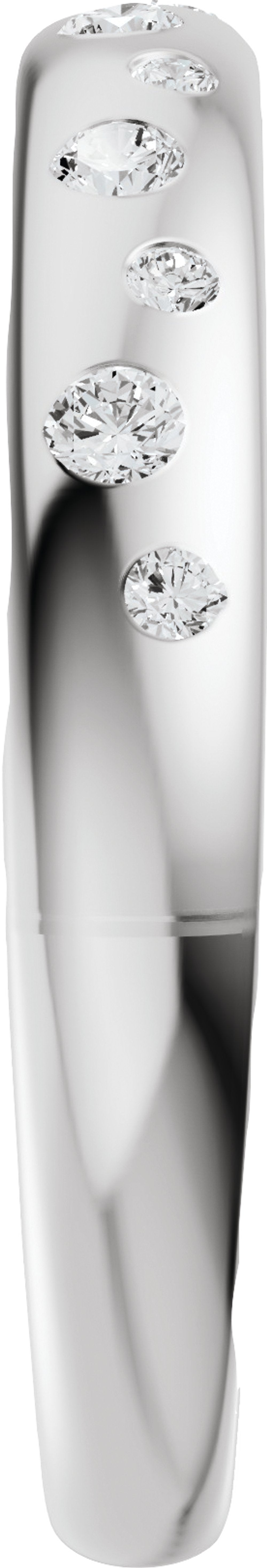 14K White Gold 1/5 CTW Lab-Grown Diamond Anniversary Band