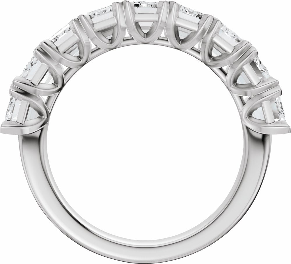 14K White Gold 3 5/8 CTW Lab-Grown Diamond Anniversary Band