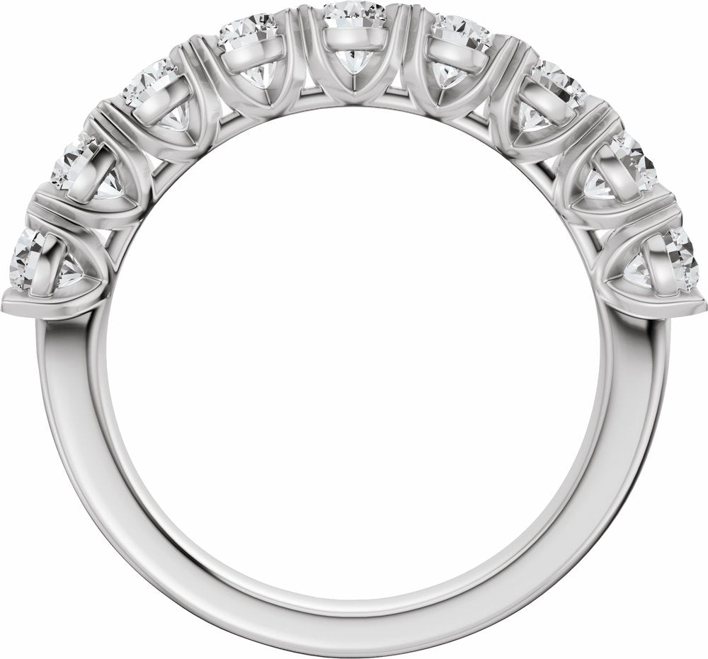 14K White Gold 2 1/3 CTW Lab-Grown Diamond Anniversary Band