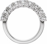 14K White Gold 2 1/3 CTW Lab-Grown Diamond Anniversary Band