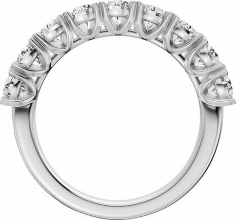14K White Gold 2 1/3 CTW Lab-Grown Diamond Anniversary Band