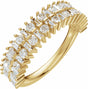14K Yellow Gold 1 CTW Lab-Grown Diamond Anniversary Band
