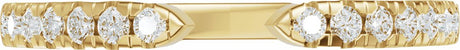 14K Yellow Gold 1/6 CTW Lab-Grown Diamond Open Band