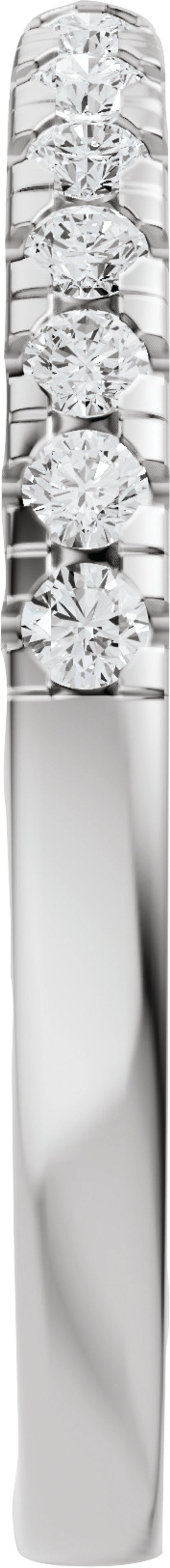 14K White Gold 1/6 CTW Lab-Grown Diamond Open Band Size 7