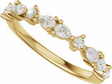 14K Yellow Gold 1/2 CTW Lab-Grown Diamond Anniversary Band