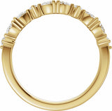 14K Yellow Gold 1/2 CTW Natural Diamond Anniversary Band
