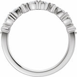 14K White Gold 1/2 CTW Lab-Grown Diamond Anniversary Band