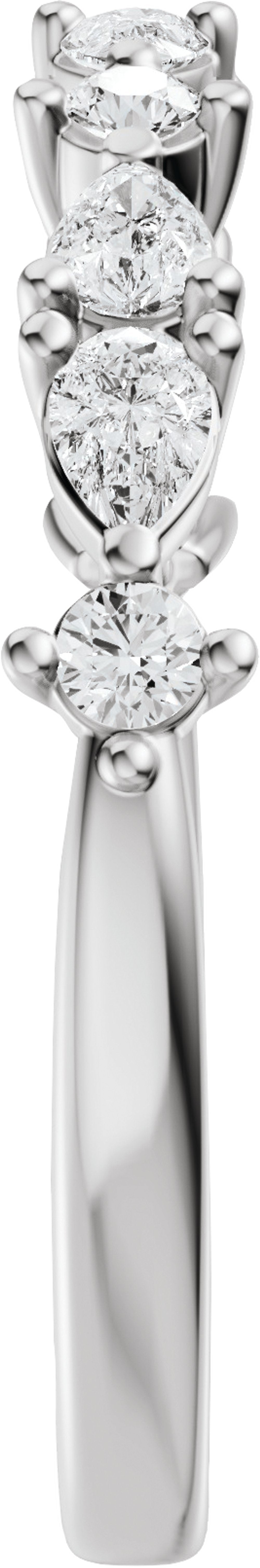 14K White Gold 1/2 CTW Lab-Grown Diamond Anniversary Band