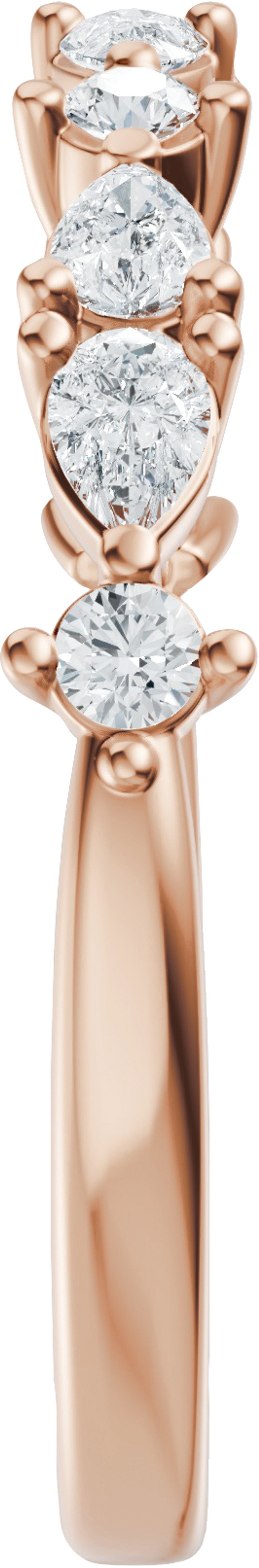14K Rose Gold 1/2 CTW Lab-Grown Diamond Anniversary Band