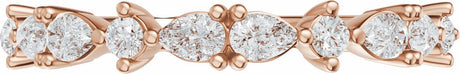 14K Rose Gold 1/2 CTW Lab-Grown Diamond Anniversary Band