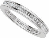 14K White Gold 1/2 CTW Natural Diamond Eternity Band