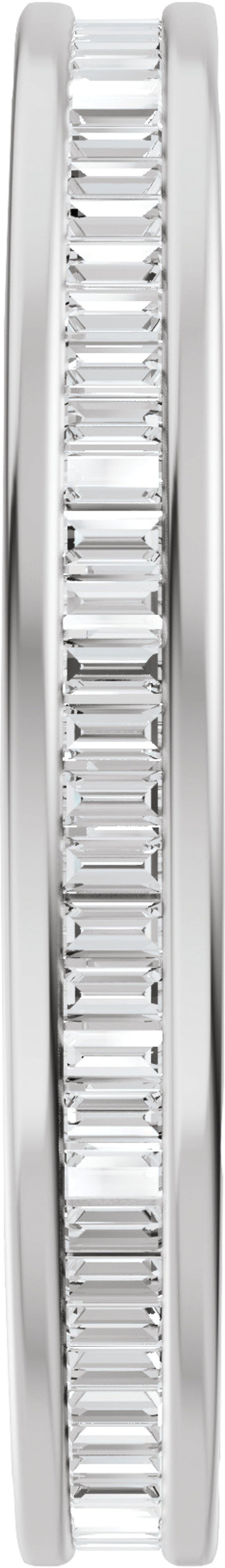 14K White Gold 1/2 CTW Natural Diamond Eternity Band