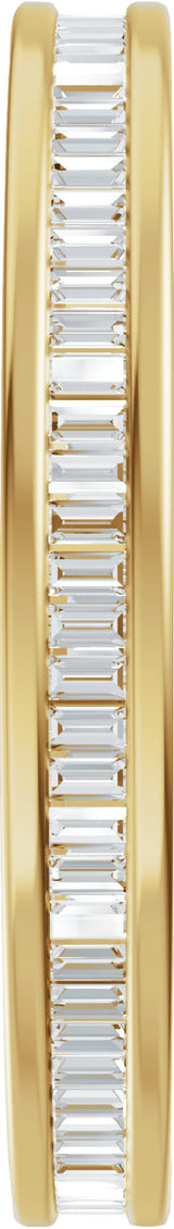 14K Yellow Gold 1/2 CTW Natural Diamond Eternity Band