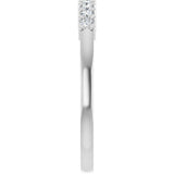 14K White Gold 1/6 CTW Lab-Grown Diamond Anniversary Band
