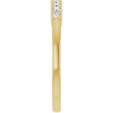 14K Yellow Gold 1/6 CTW Lab-Grown Diamond Anniversary Band