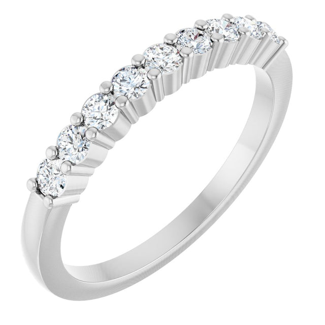 14K White Gold 1/3 CTW Lab-Grown Diamond Anniversary Band