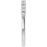 14K White Gold 1/3 CTW Lab-Grown Diamond Anniversary Band