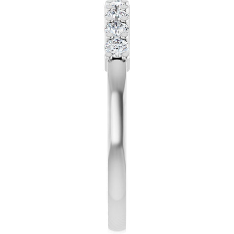 14K White Gold 1/3 CTW Natural Diamond Anniversary Band