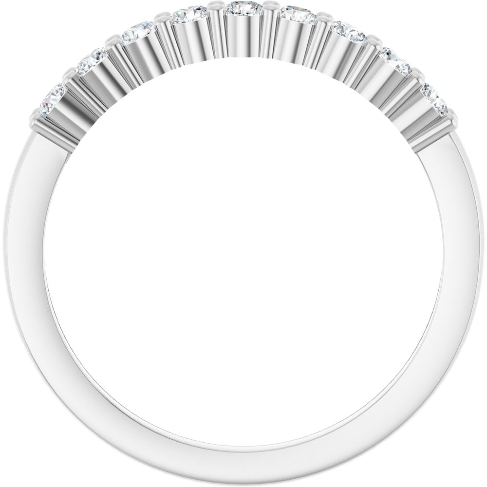 14K White Gold 1/3 CTW Lab-Grown Diamond Anniversary Band