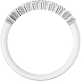 14K White Gold 1/3 CTW Lab-Grown Diamond Anniversary Band