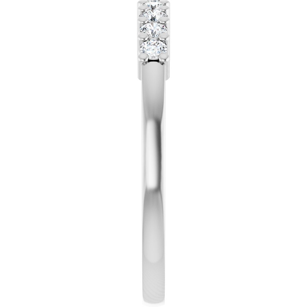 Platinum 1/4 CTW Natural Diamond Anniversary Band