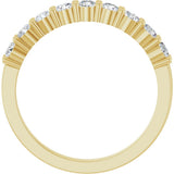 14K Yellow 5/8 CTW Natural Diamond Anniversary Band