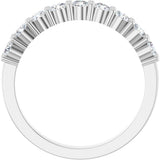 14K White Gold 3/4 CTW Lab-Grown Diamond Anniversary Band
