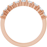 14K Rose Gold 3/4 CTW Lab-Grown Diamond Anniversary Band
